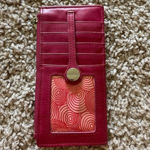 HOBO Metro Slide Wallet- Magenta